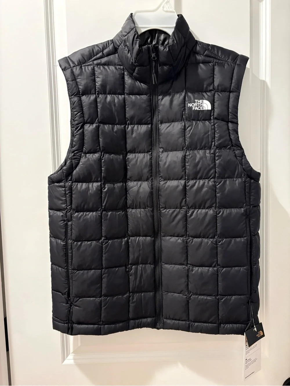 The North Face ThermoBall Eco Puffer Vest with Logo. Slim fit.